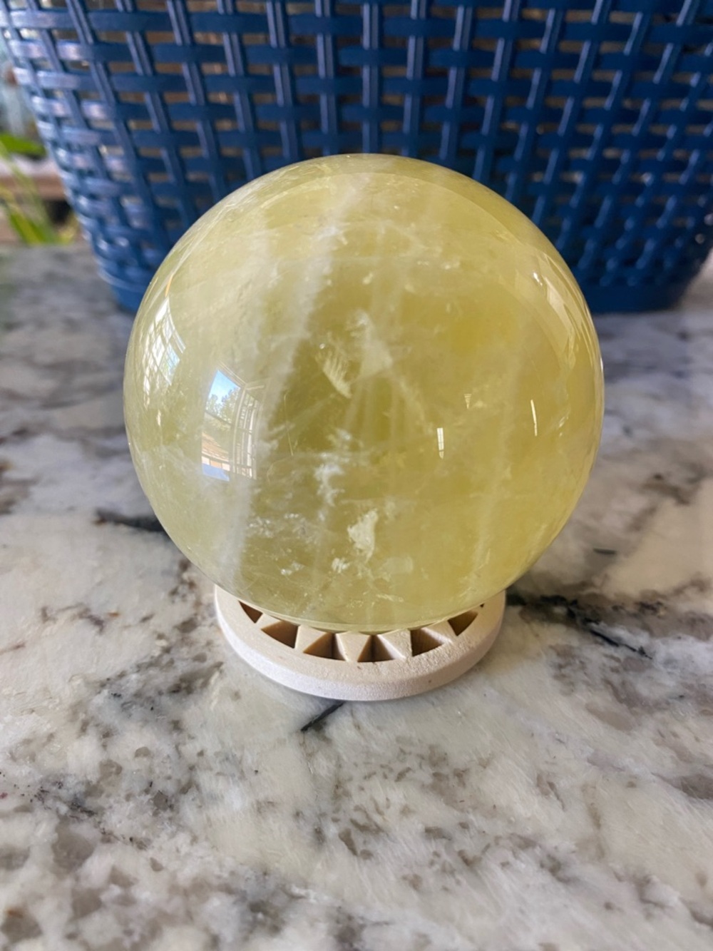 Citrine Crystal Sphere - Picture 8 of 8